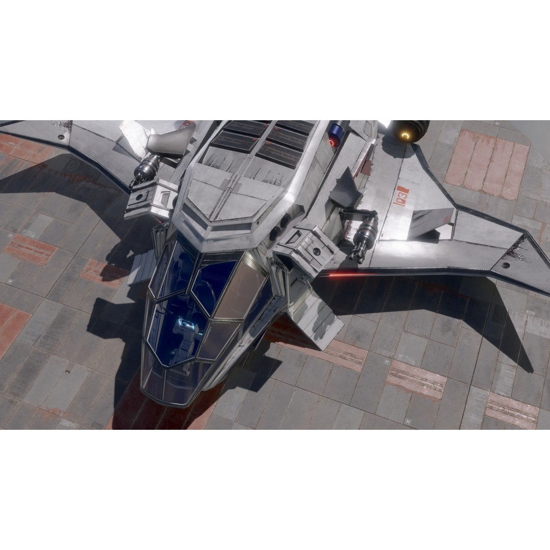Sci-Fi Dropship 3D Model – Fully Rigged Low-Poly Game Asset, FBX - View 15