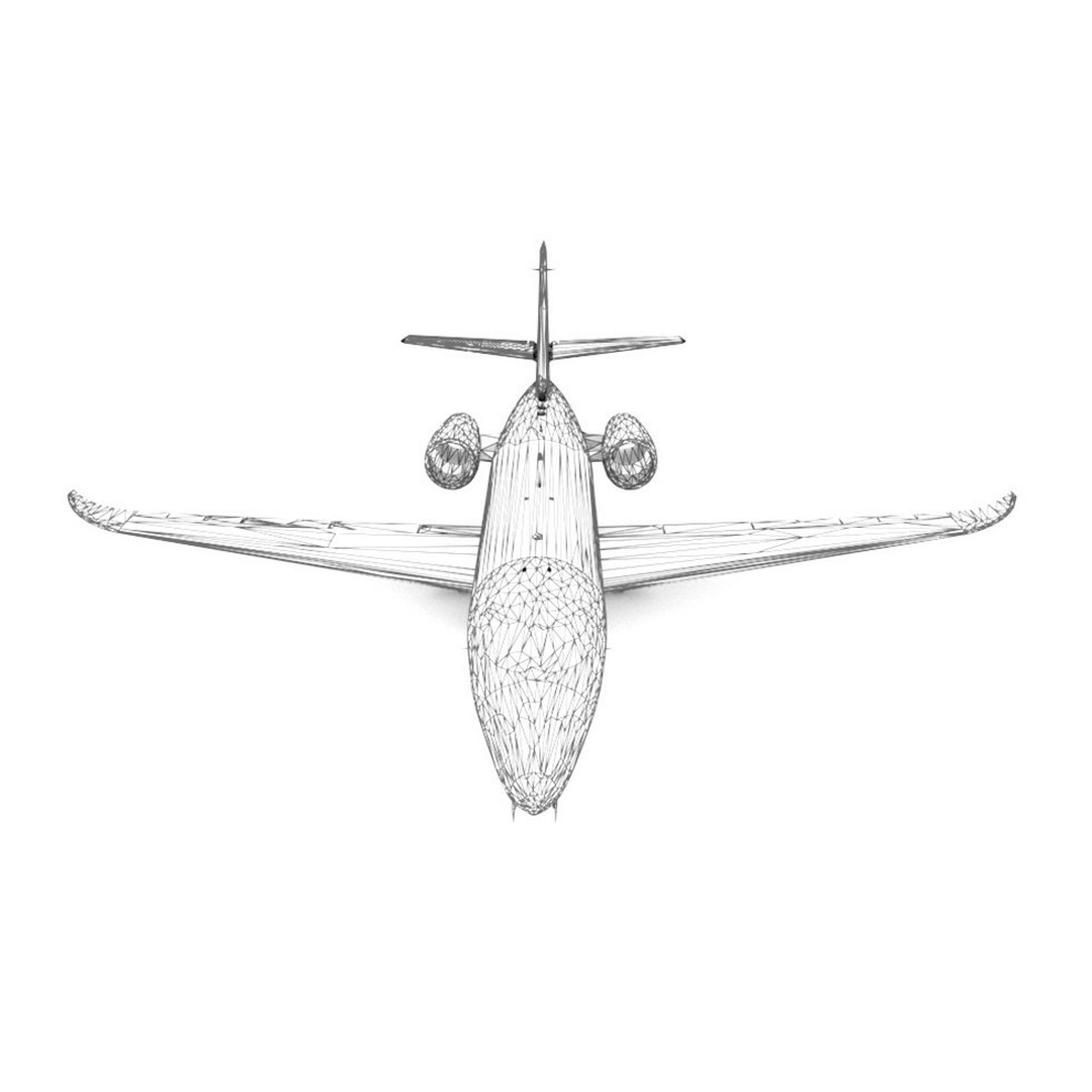 Cessna Citation Latitude 3D Model – High Poly Aircraft, FBX/OBJ - View 16
