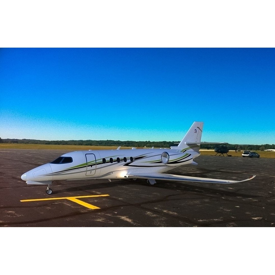 Cessna Citation Latitude 3D Model – High Poly Aircraft, FBX/OBJ - View 5