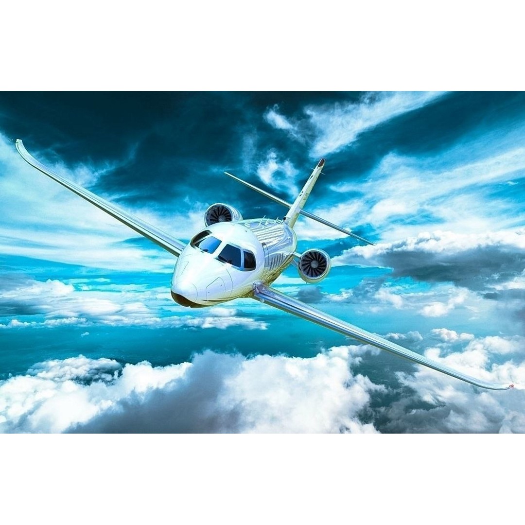 Cessna Citation Latitude 3D Model – High Poly Aircraft, FBX/OBJ - View 6