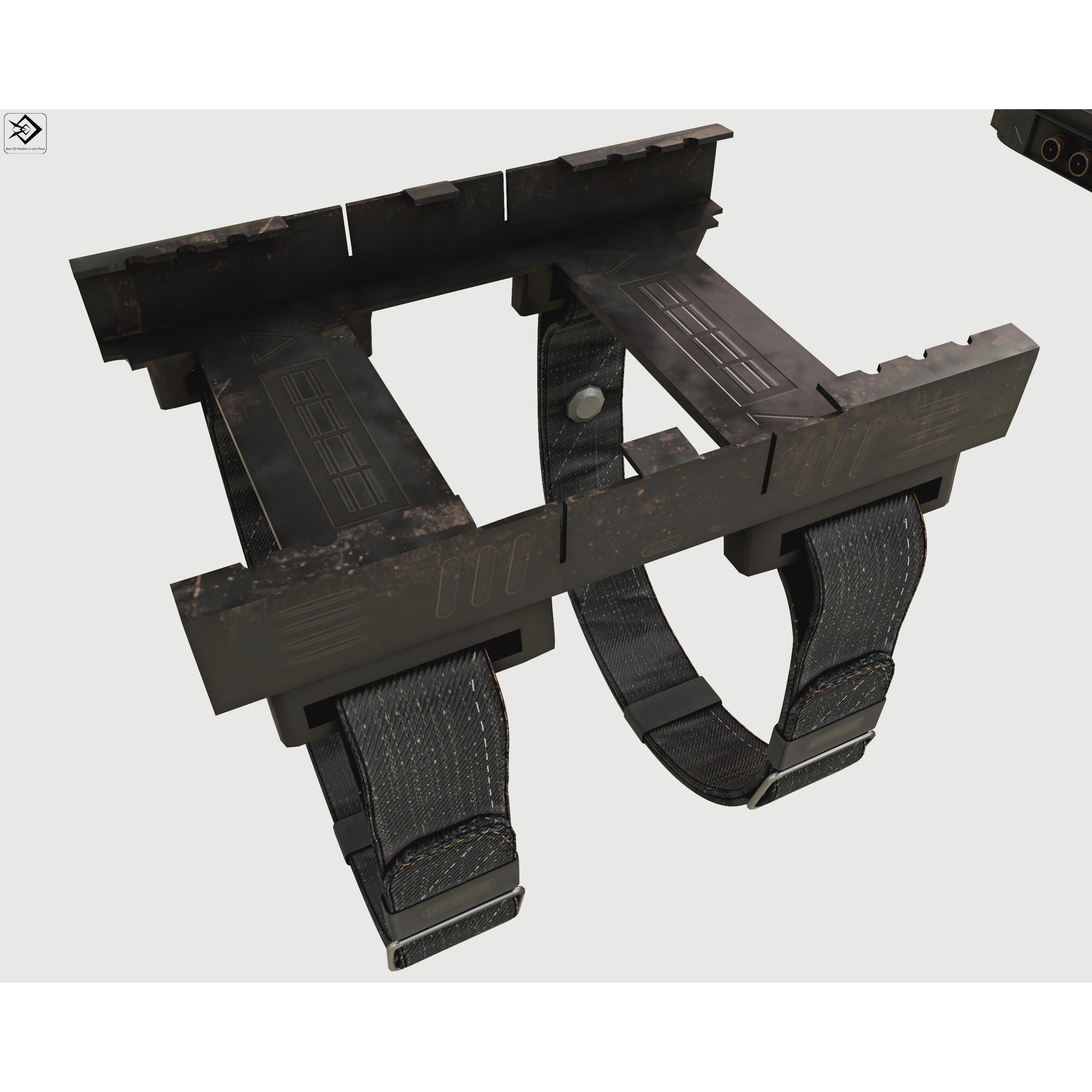 Military Wrist Tablet - Low-Poly Game-Ready 3D Model - View 11