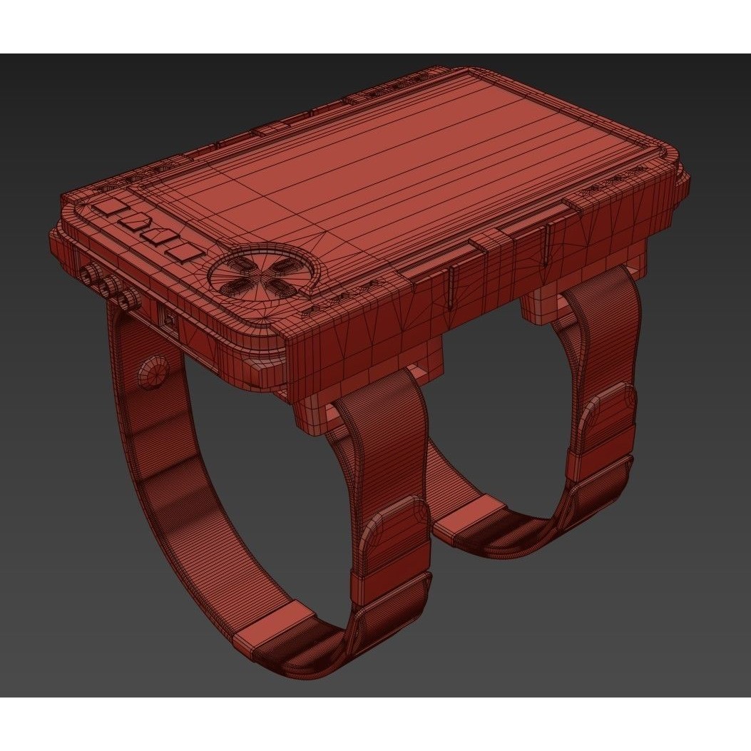 Military Wrist Tablet - Low-Poly Game-Ready 3D Model - View 16