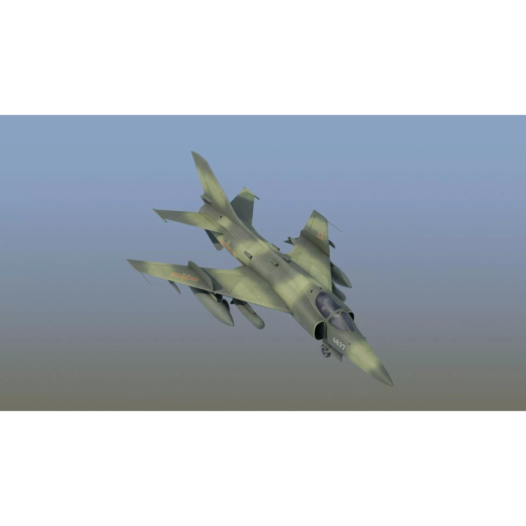 Q5 Fantan 3D Model – Game Ready Military Aircraft, FBX