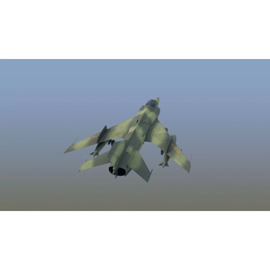Q5 Fantan 3D Model – Game Ready Military Aircraft, FBX - View 10