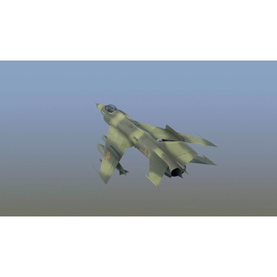 Q5 Fantan 3D Model – Game Ready Military Aircraft, FBX - View 13
