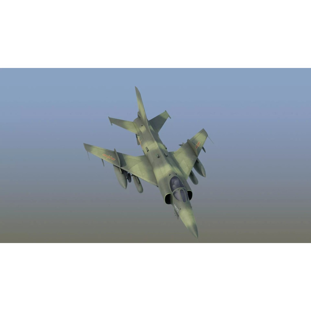 Q5 Fantan 3D Model – Game Ready Military Aircraft, FBX - View 24