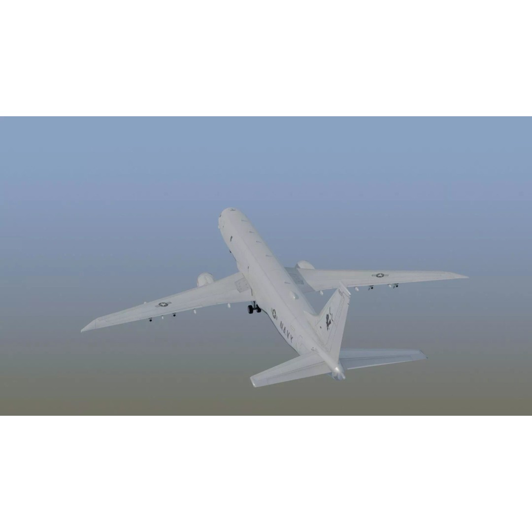 P-8 Poseidon 3D Model – Game Ready Military Aircraft, FBX, OBJ - View 11