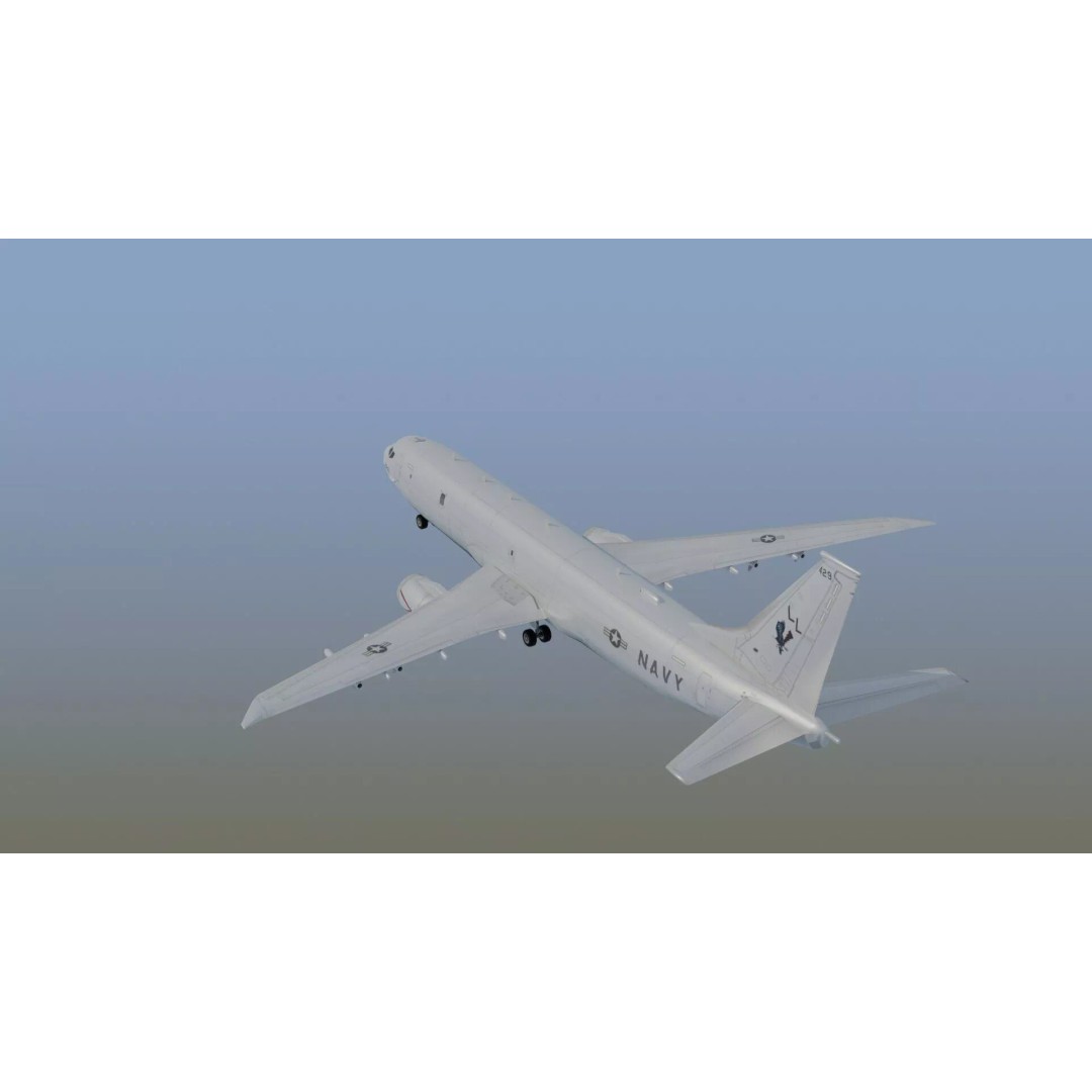 P-8 Poseidon 3D Model – Game Ready Military Aircraft, FBX, OBJ - View 12