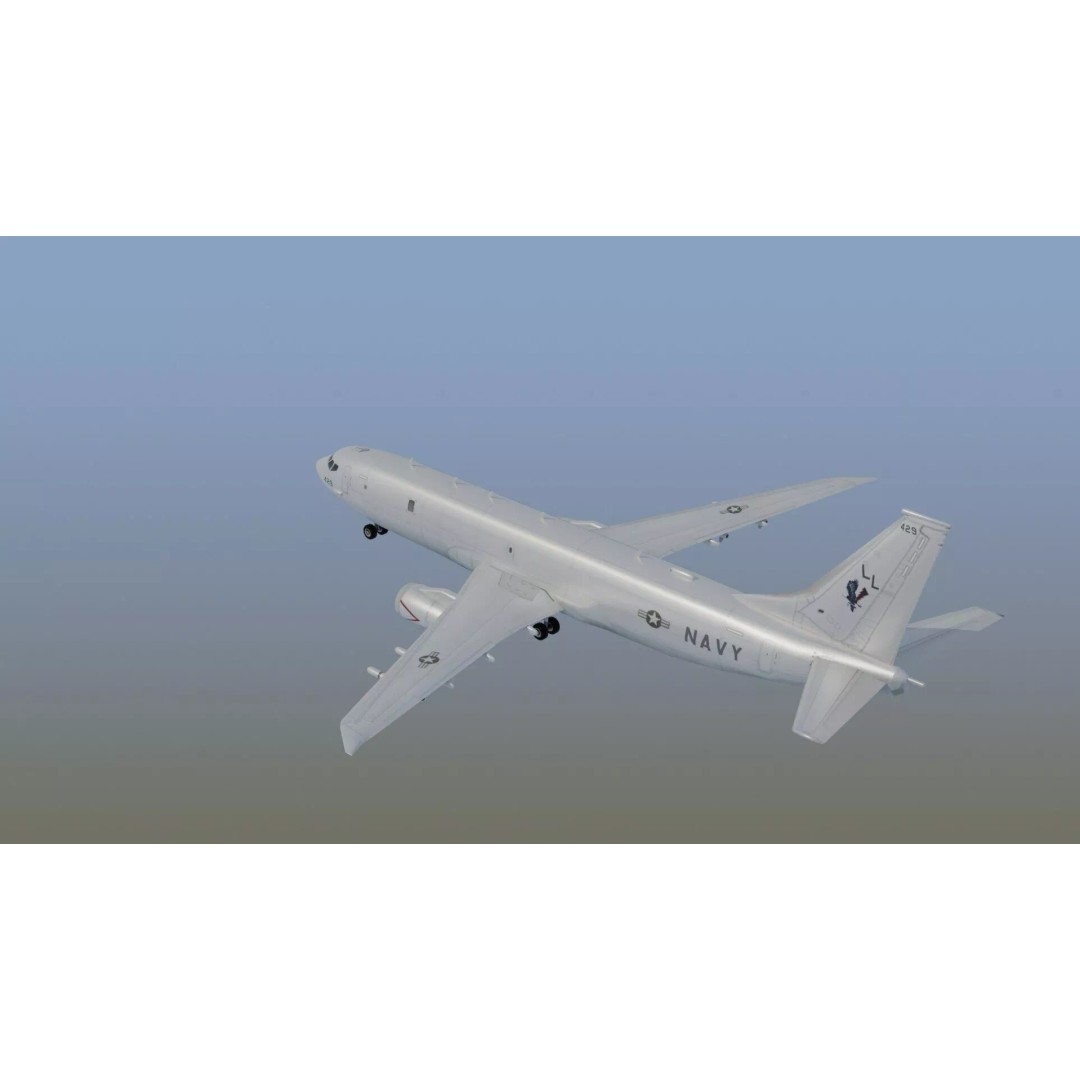 P-8 Poseidon 3D Model – Game Ready Military Aircraft, FBX, OBJ - View 13