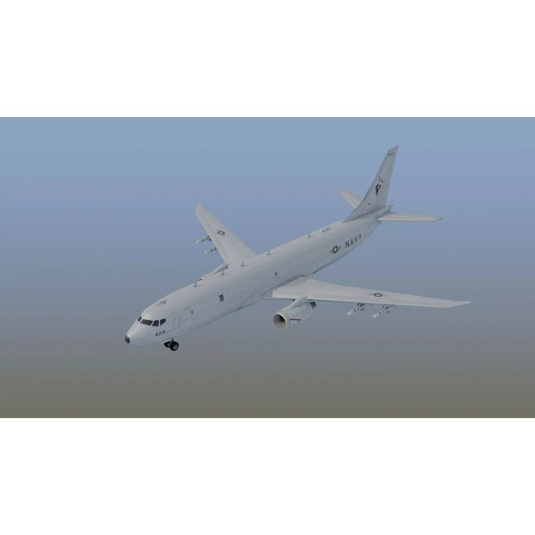 P-8 Poseidon 3D Model – Game Ready Military Aircraft, FBX, OBJ - View 19