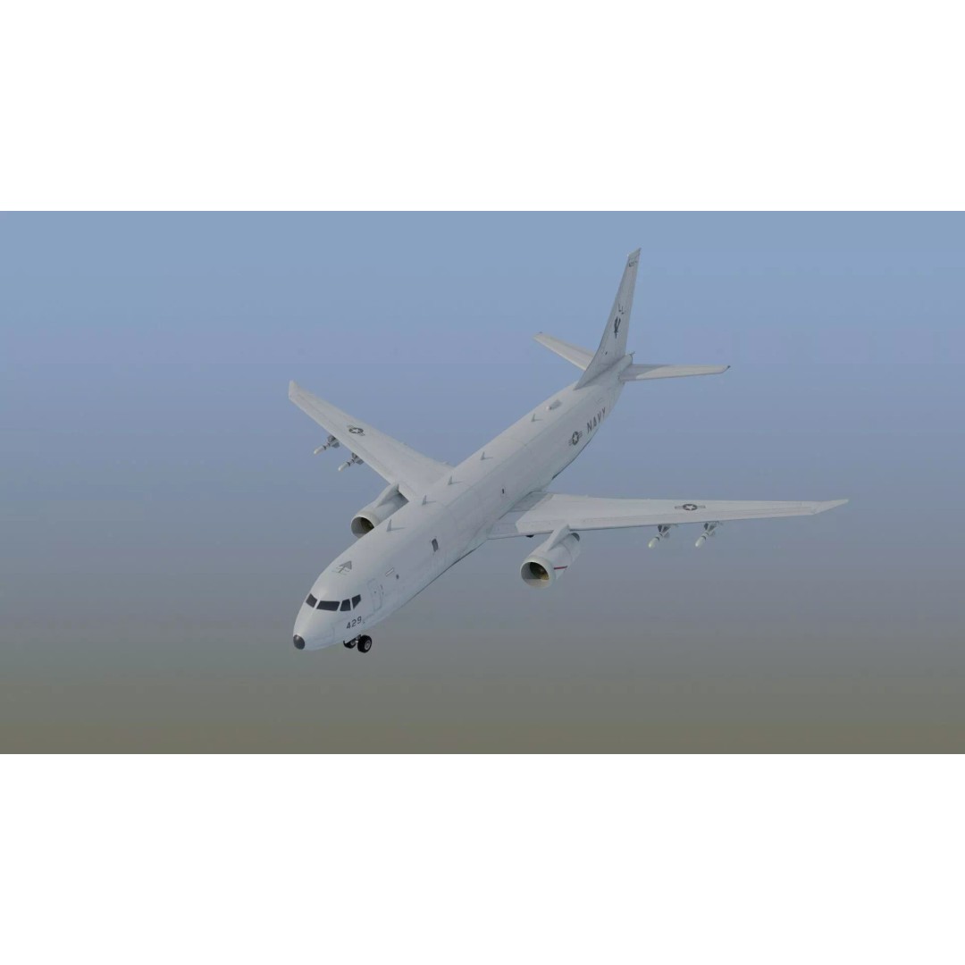 P-8 Poseidon 3D Model – Game Ready Military Aircraft, FBX, OBJ - View 20