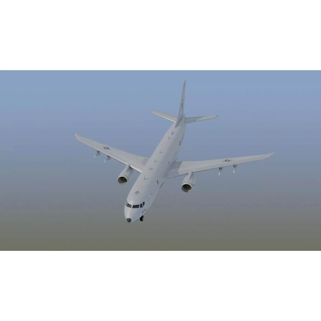 P-8 Poseidon 3D Model – Game Ready Military Aircraft, FBX, OBJ - View 21