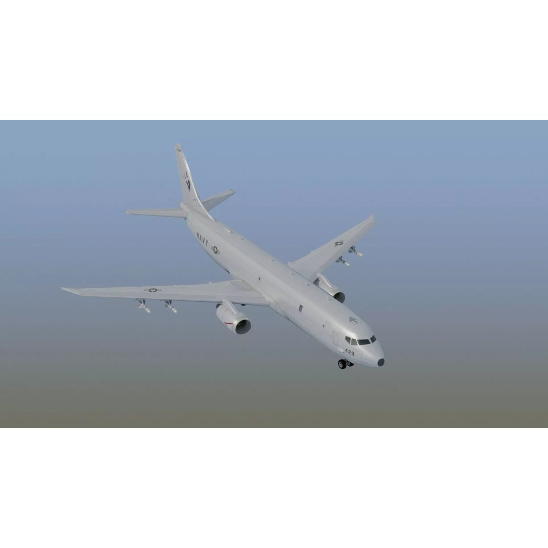 P-8 Poseidon 3D Model – Game Ready Military Aircraft, FBX, OBJ - View 24