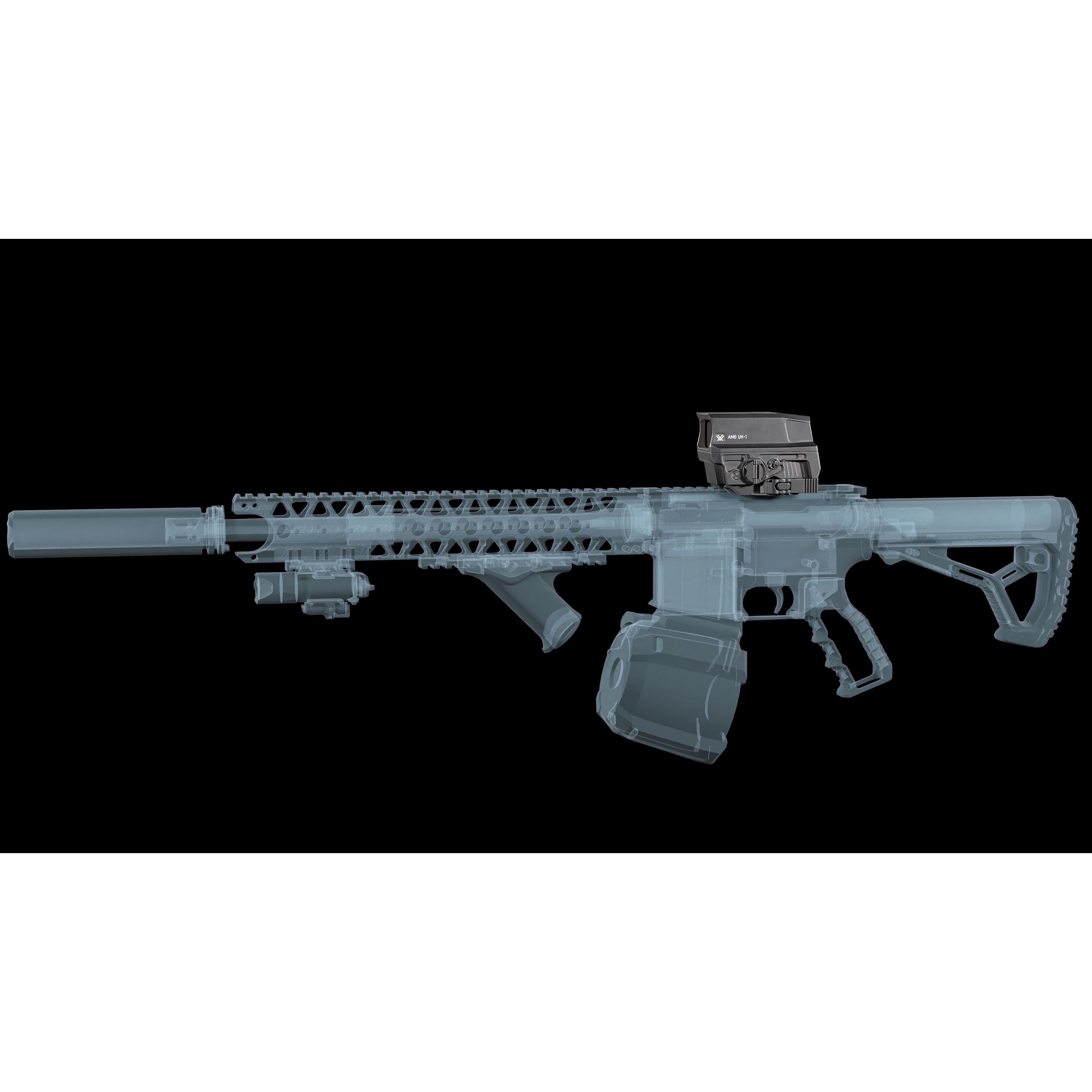 Vortex Razor AMG UH-1 GEN 2 - Low-Poly Game-Ready 3D Model - View 4