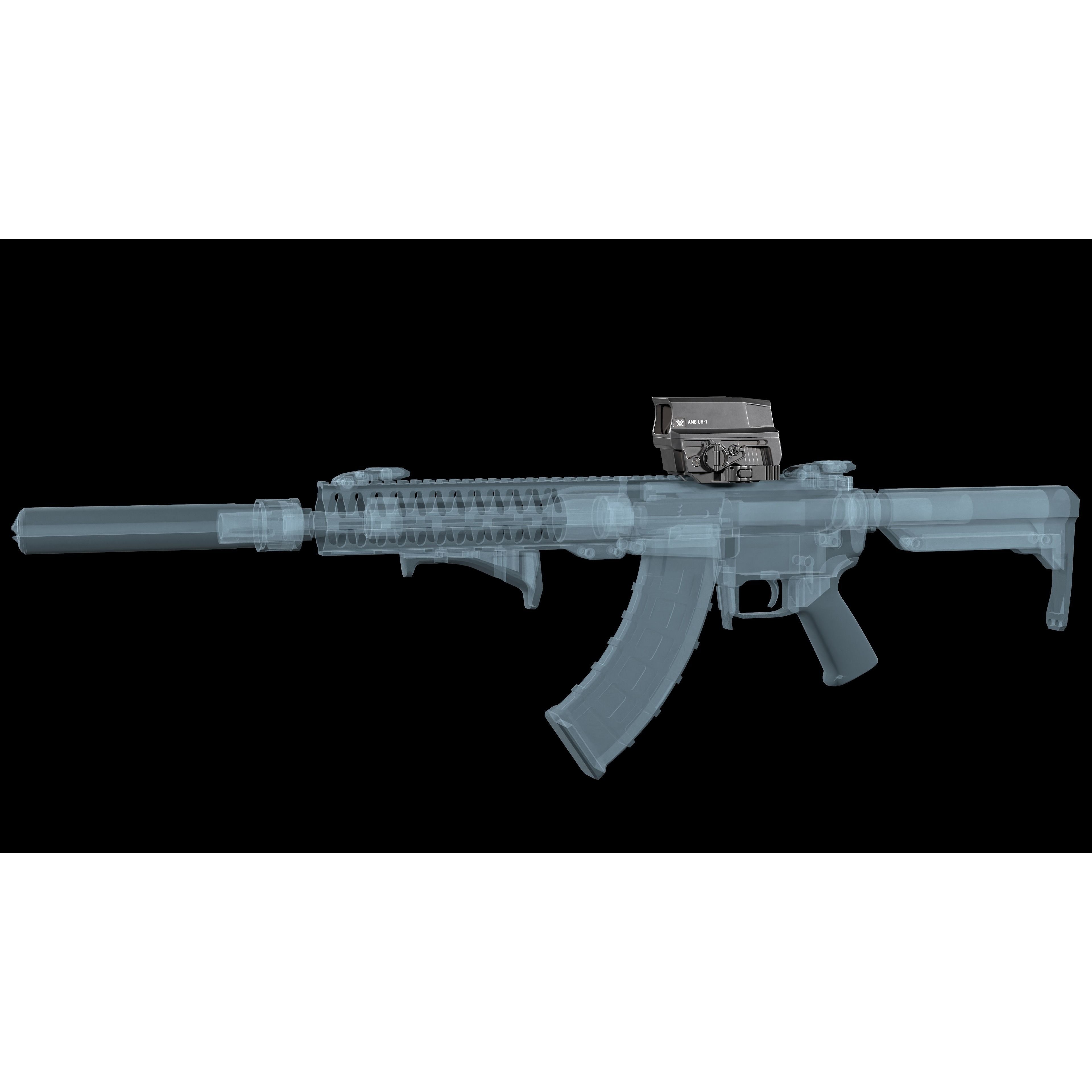 Vortex Razor AMG UH-1 GEN 2 - Low-Poly Game-Ready 3D Model - View 5