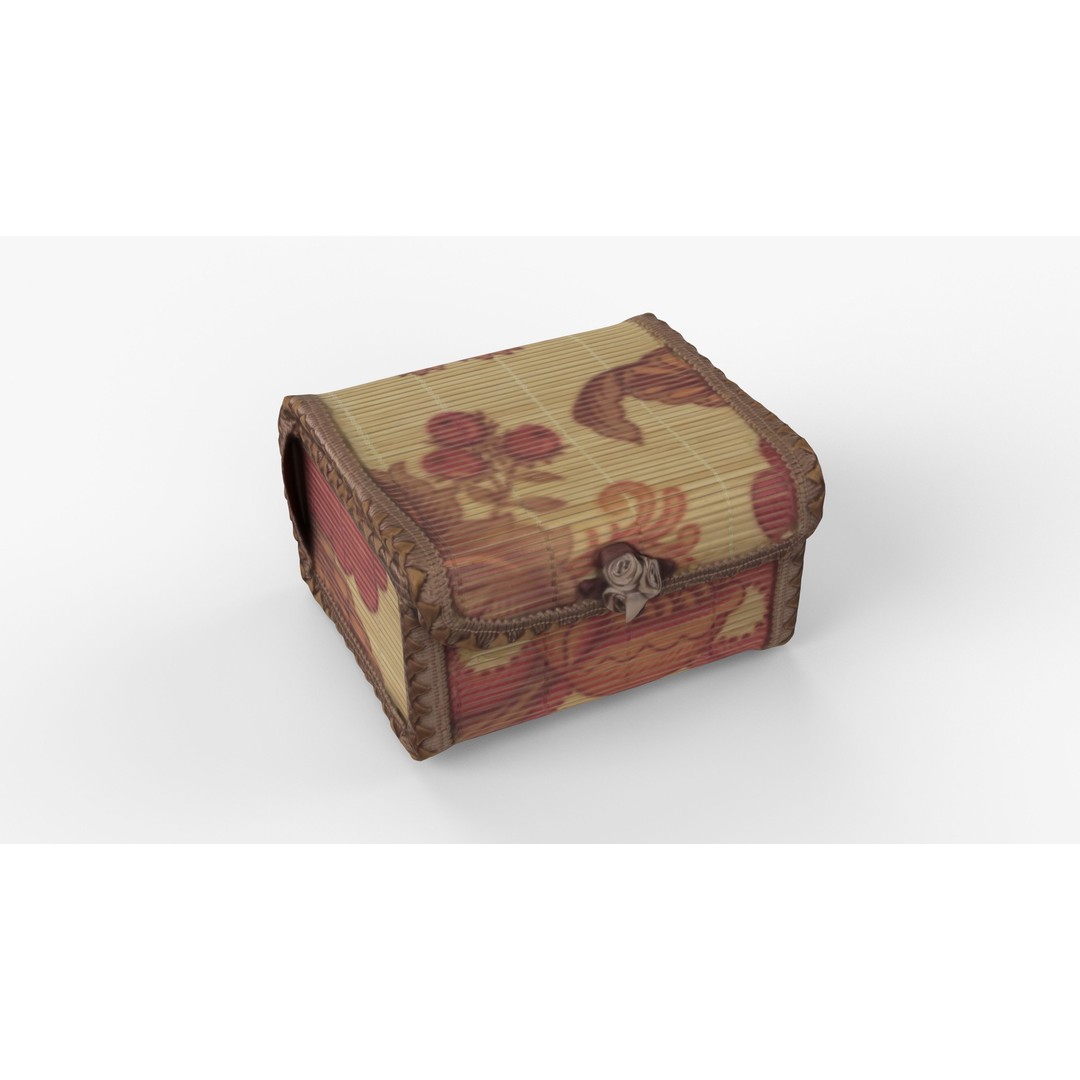 Jewelry Box 3D Model – Photorealistic Low Poly Game Asset, FBX - View 3
