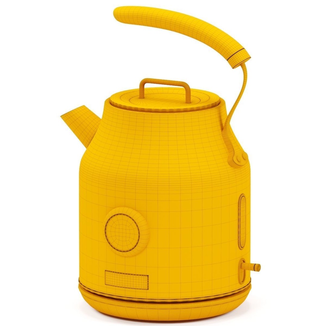 Dorset Electric Kettle & Toaster 3D Model – PBR Textures, FBX, OBJ - View 9