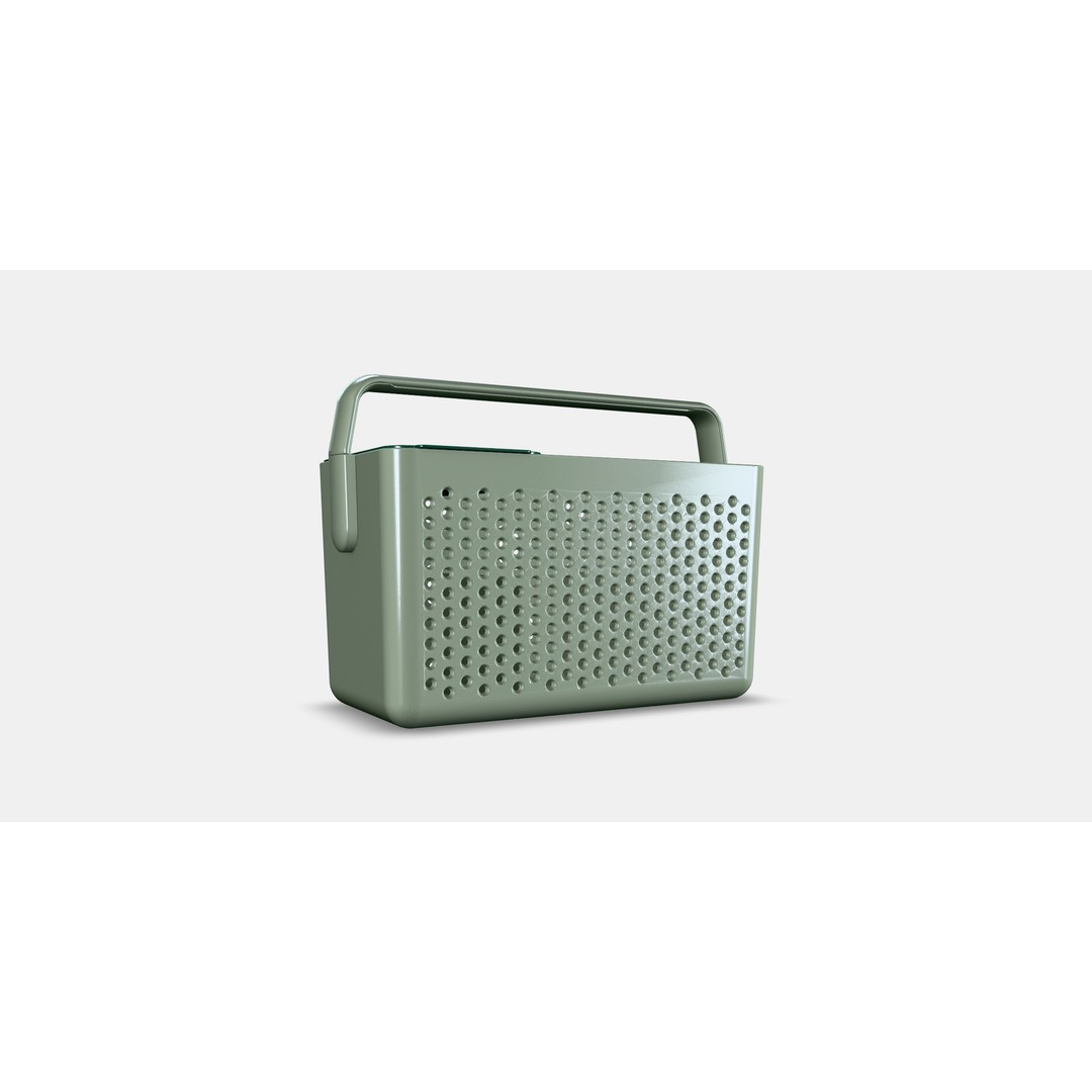 UPPRAMEN Storage Basket 3D Model – Low Poly PBR Game Asset, FBX