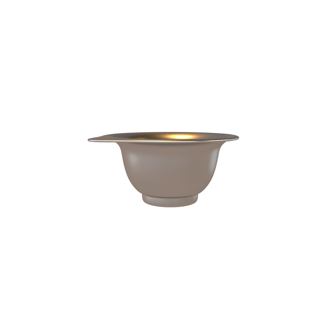 Mixing Bowl 3D Model – Low Poly Kitchen Tool with PBR Textures - View 3