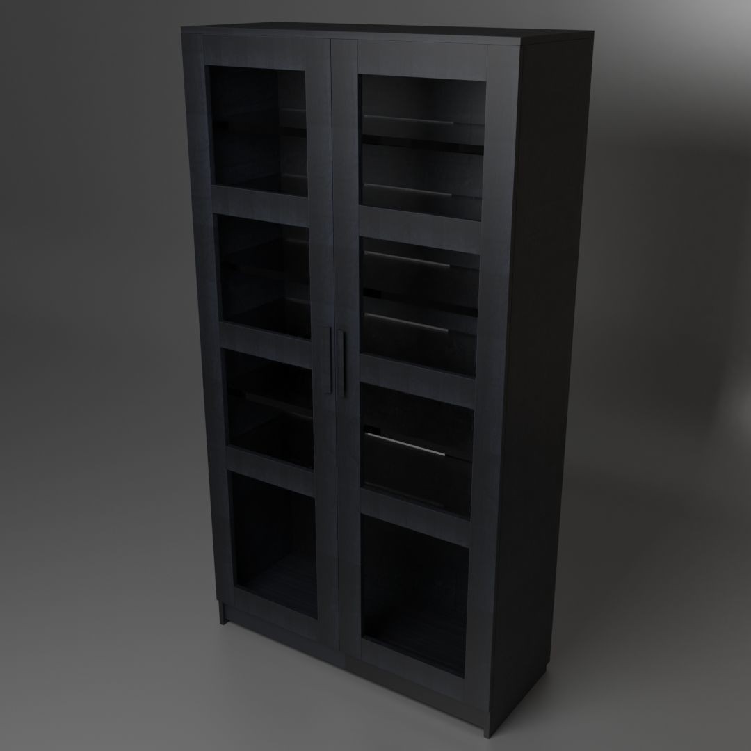 Cabinet 3D Model – Low Poly Furniture, PBR Textured, FBX - View 13