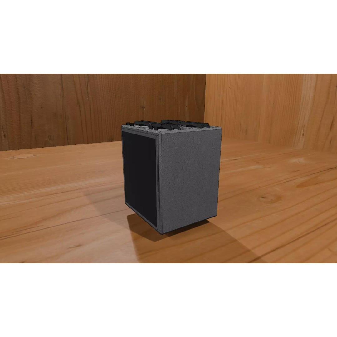Modern Gas Stove 3D Model – Low Poly Game Ready Kitchen Prop, FBX - View 6
