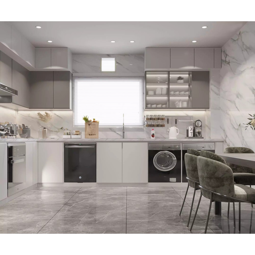 Modern Kitchen 3D Model – Realistic Interior Design Asset, FBX - View 2