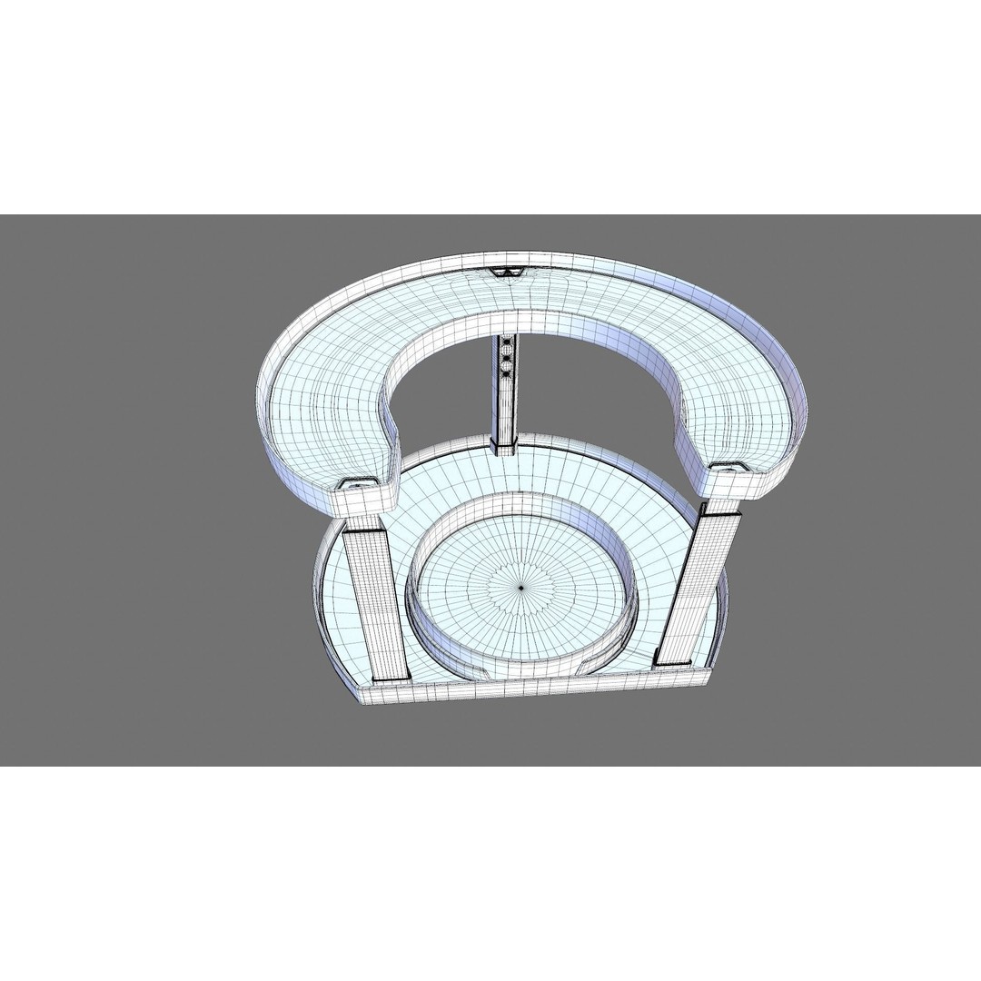 Rotating Spice Holder Shelf 3D Model – PBR Textured Kitchenware, FBX - View 15