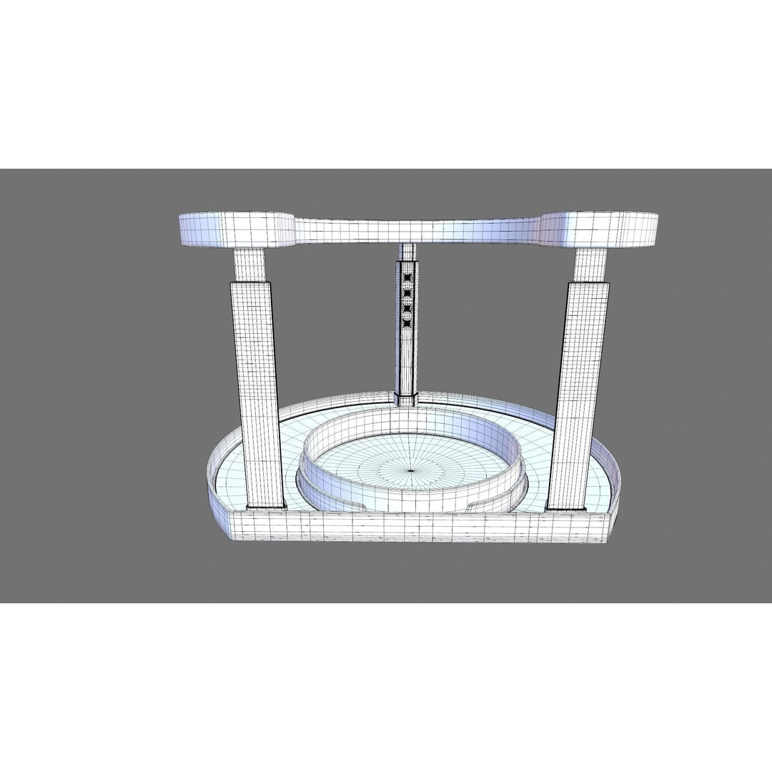 Rotating Spice Holder Shelf 3D Model – PBR Textured Kitchenware, FBX - View 16