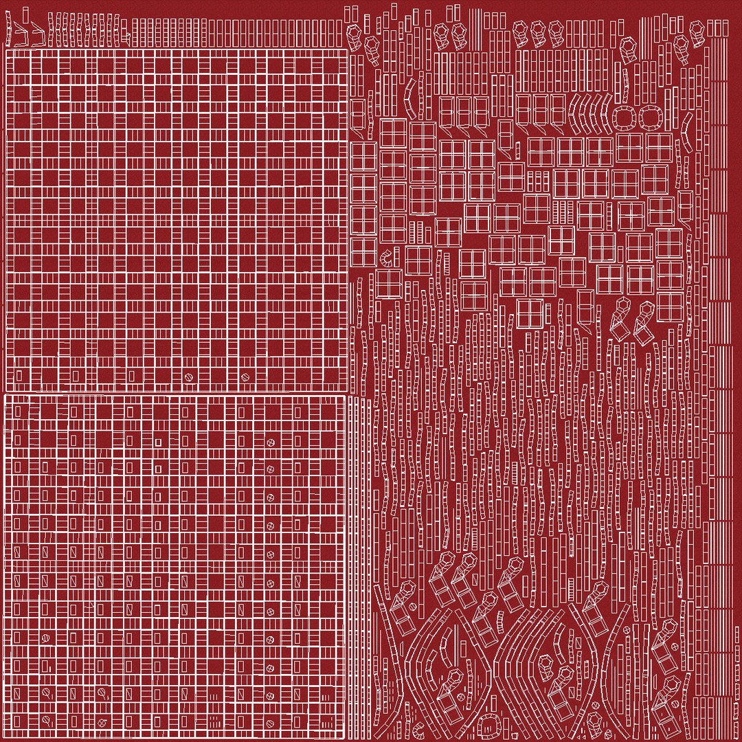 Plastic Floor Mat 3D Model – Durable Red Design for Home Use - View 16