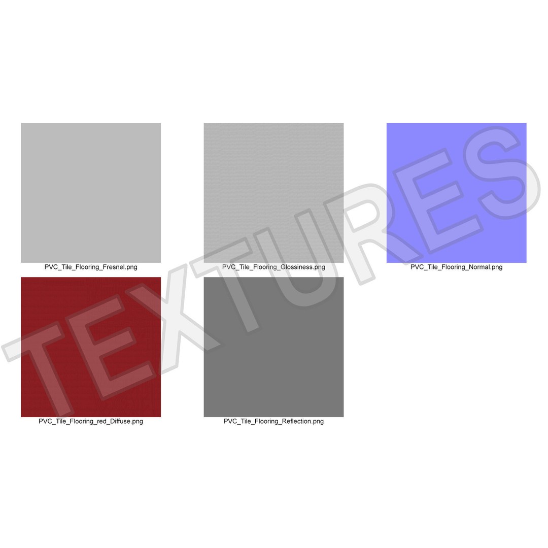 Plastic Floor Mat 3D Model – Durable Red Design for Home Use - View 17