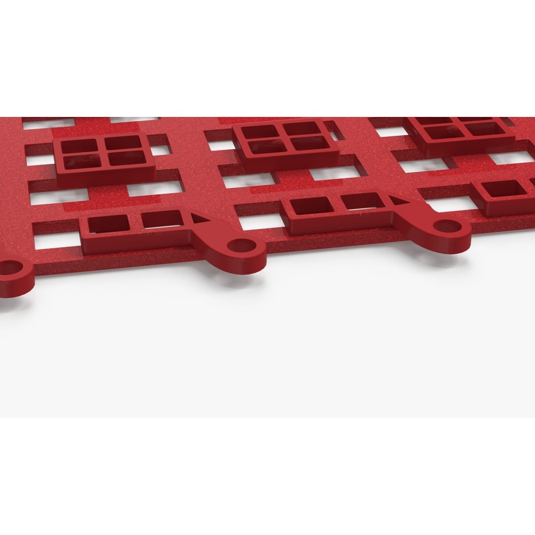 Plastic Floor Mat 3D Model – Durable Red Design for Home Use - View 9