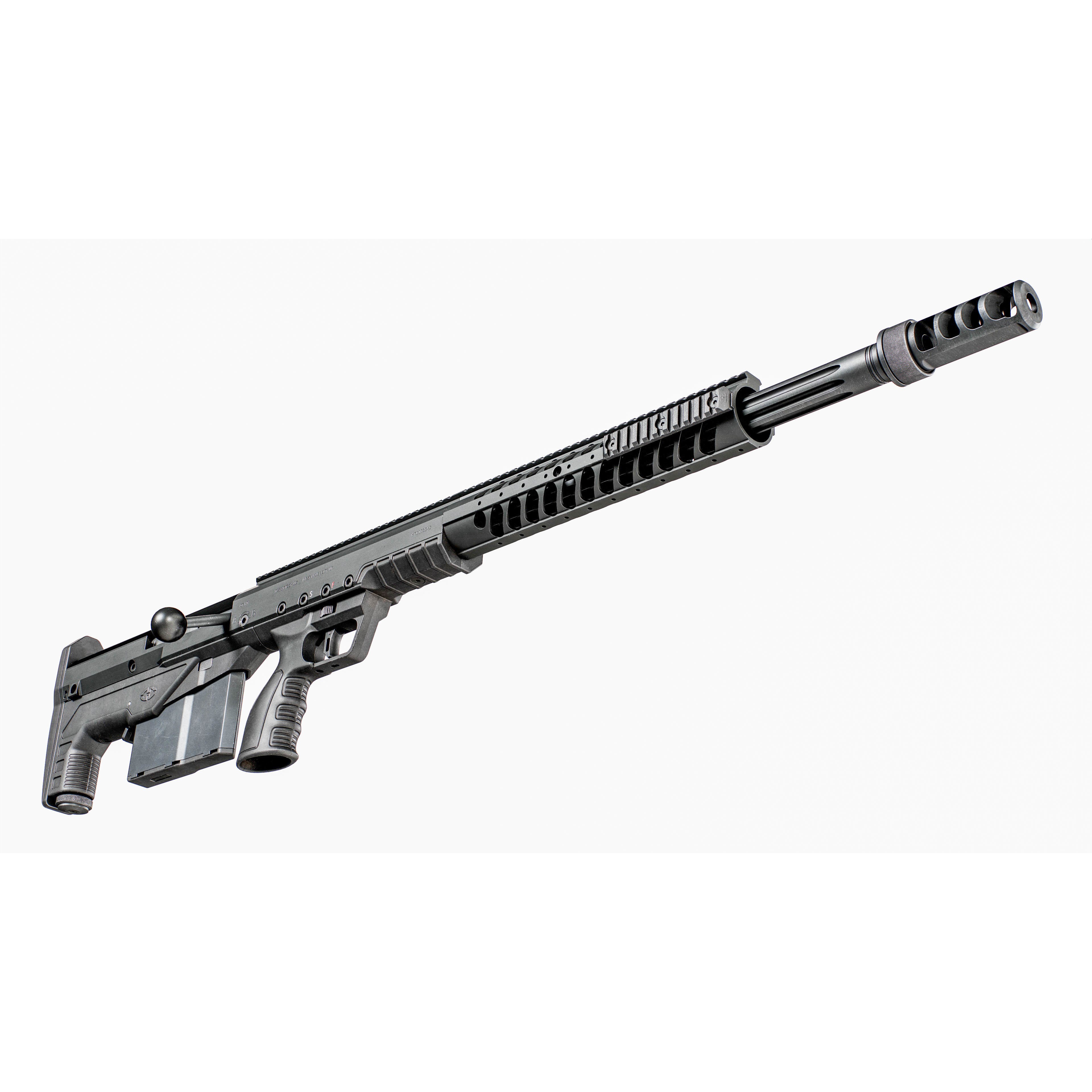 Desert Tech HTI Sniper Rifle - Low-Poly Game-Ready 3D Model - View 13