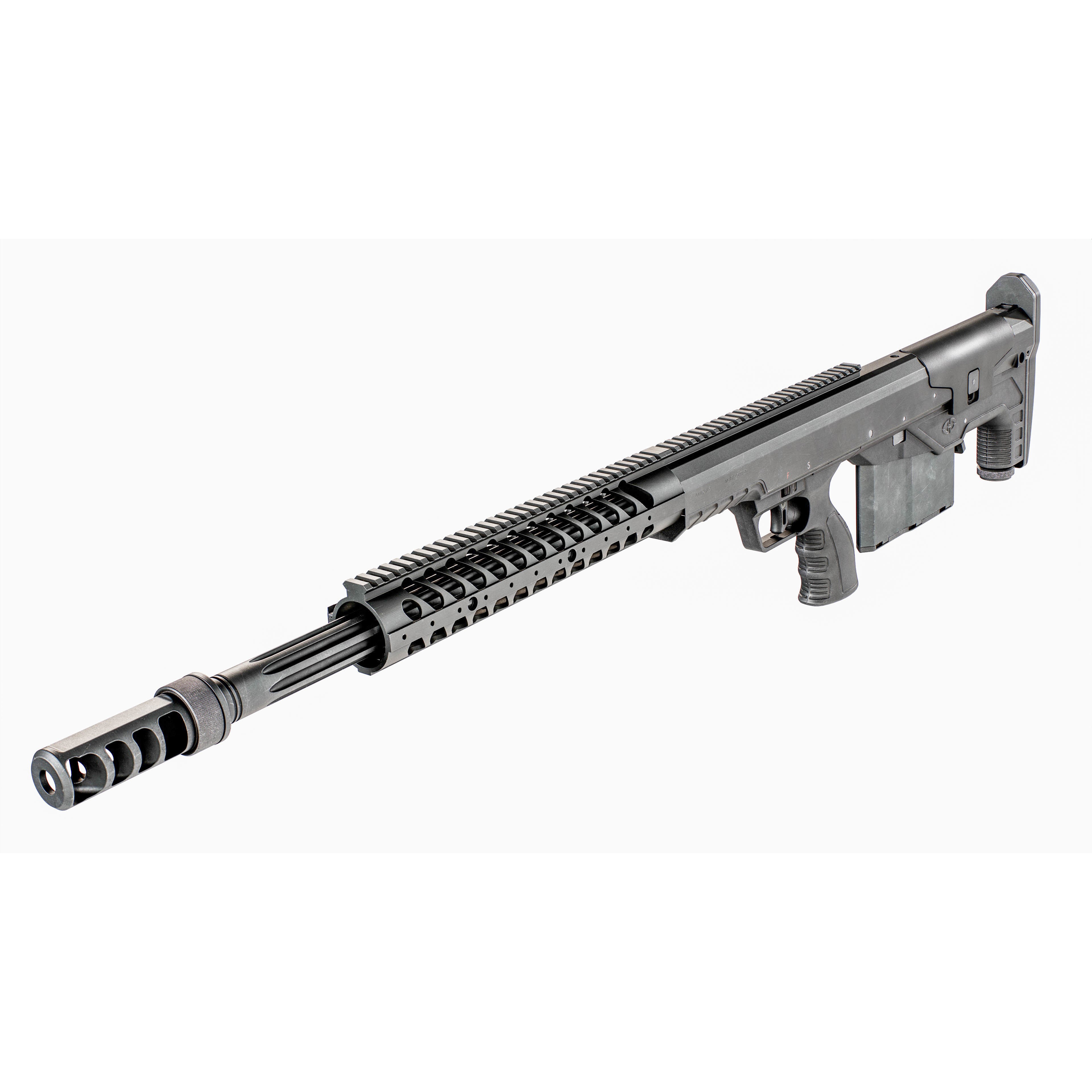Desert Tech HTI Sniper Rifle - Low-Poly Game-Ready 3D Model - View 17
