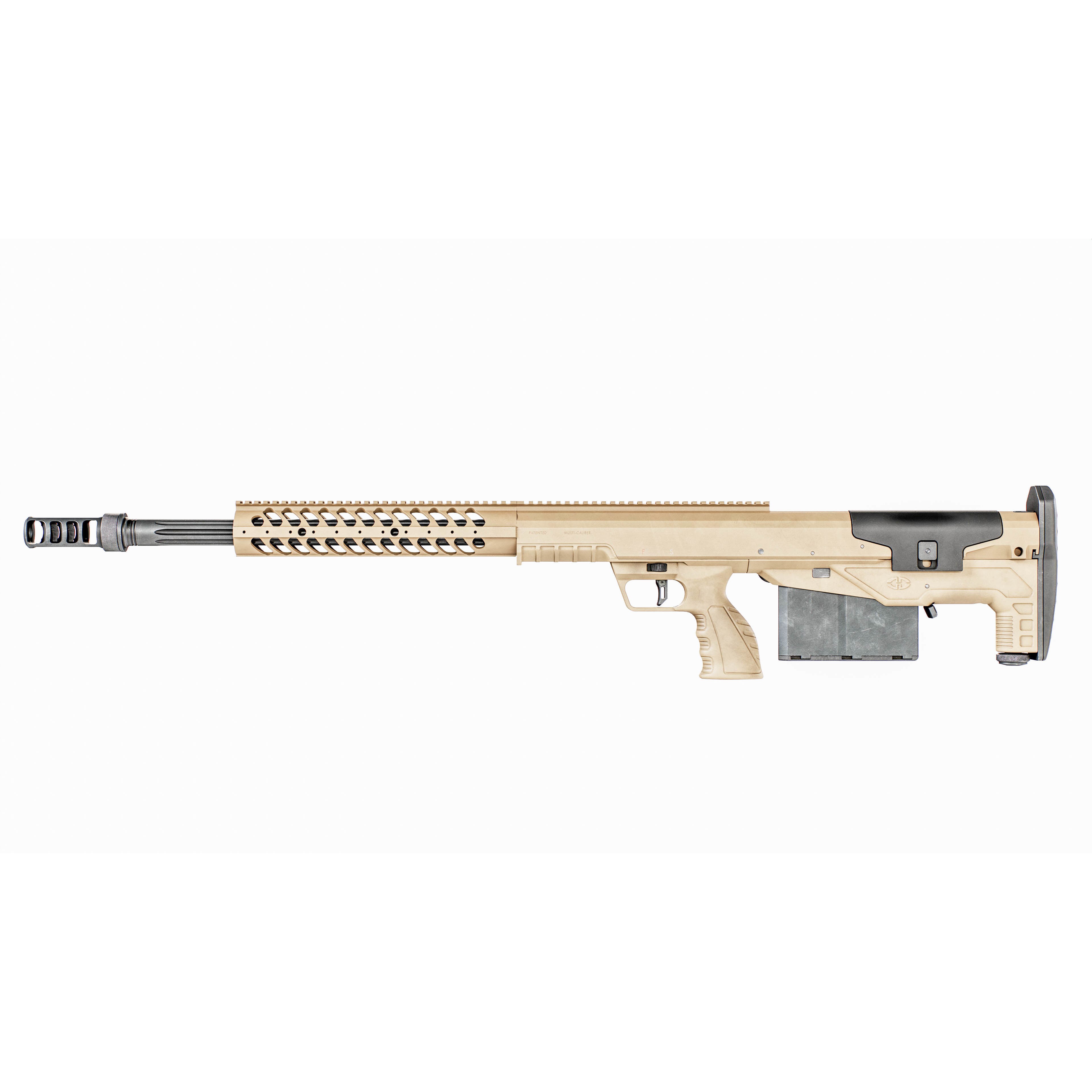 Desert Tech HTI Sniper Rifle - Low-Poly Game-Ready 3D Model - View 20