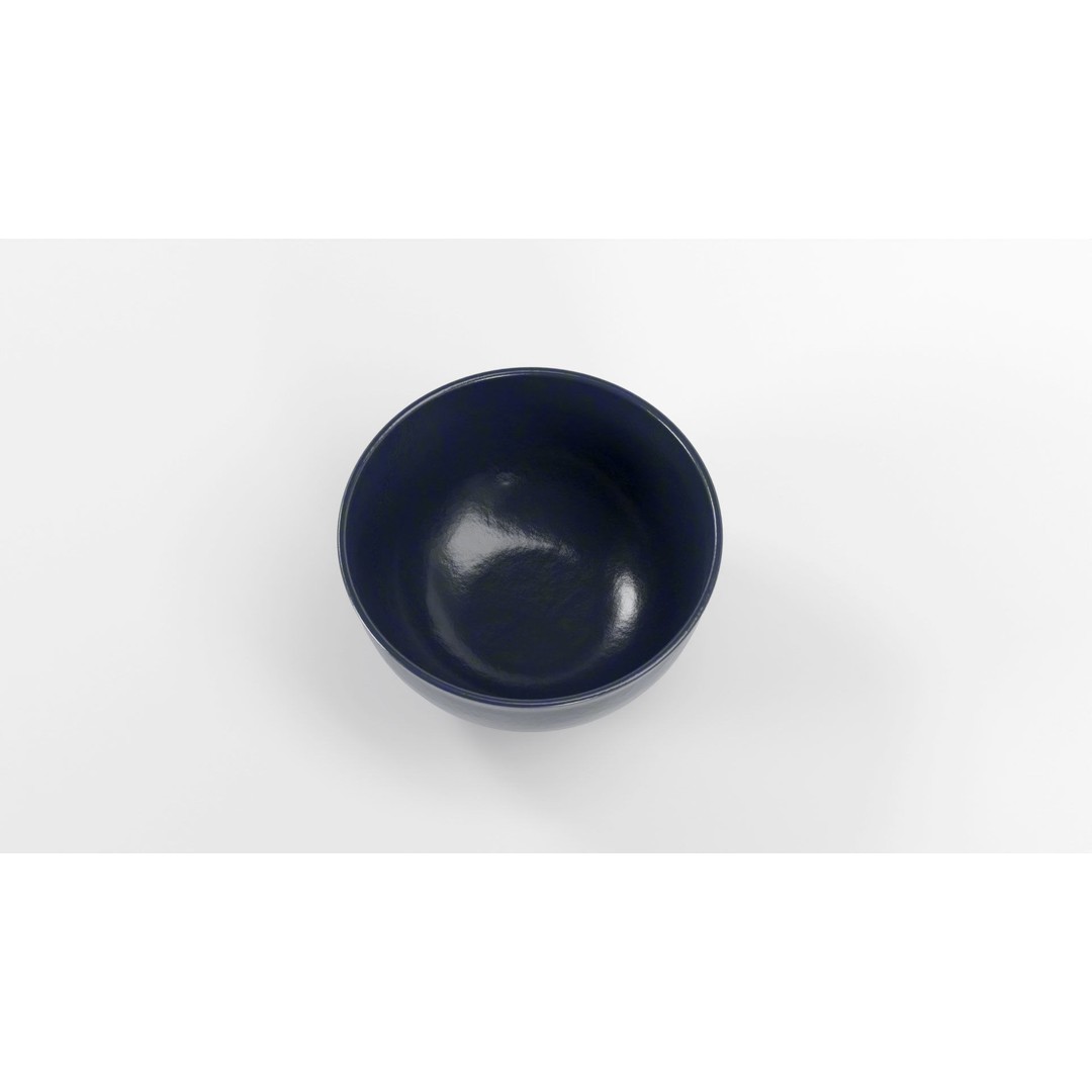 Traditional Asian Style Bowl 3D Model – Low Poly Kitchenware, Blender, FBX - View 13