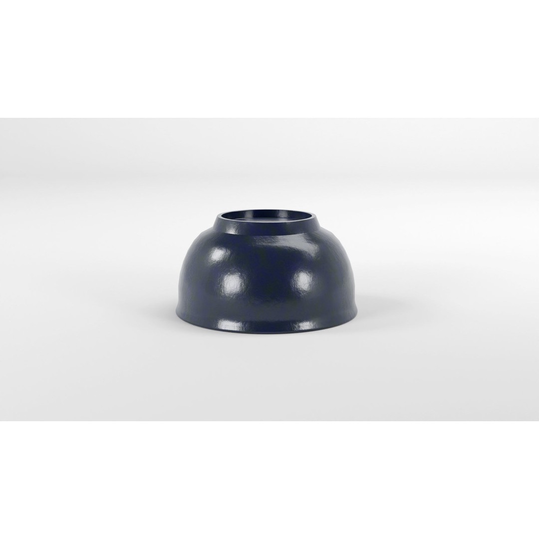 Traditional Asian Style Bowl 3D Model – Low Poly Kitchenware, Blender, FBX - View 26