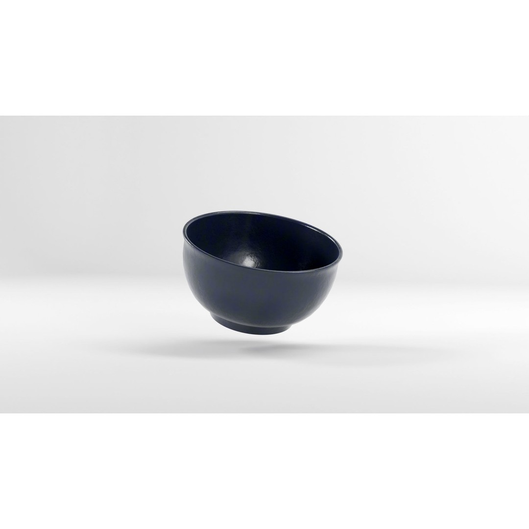 Traditional Asian Style Bowl 3D Model – Low Poly Kitchenware, Blender, FBX - View 29