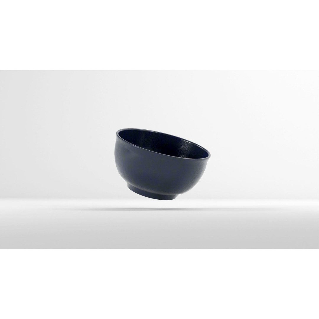 Traditional Asian Style Bowl 3D Model – Low Poly Kitchenware, Blender, FBX - View 30