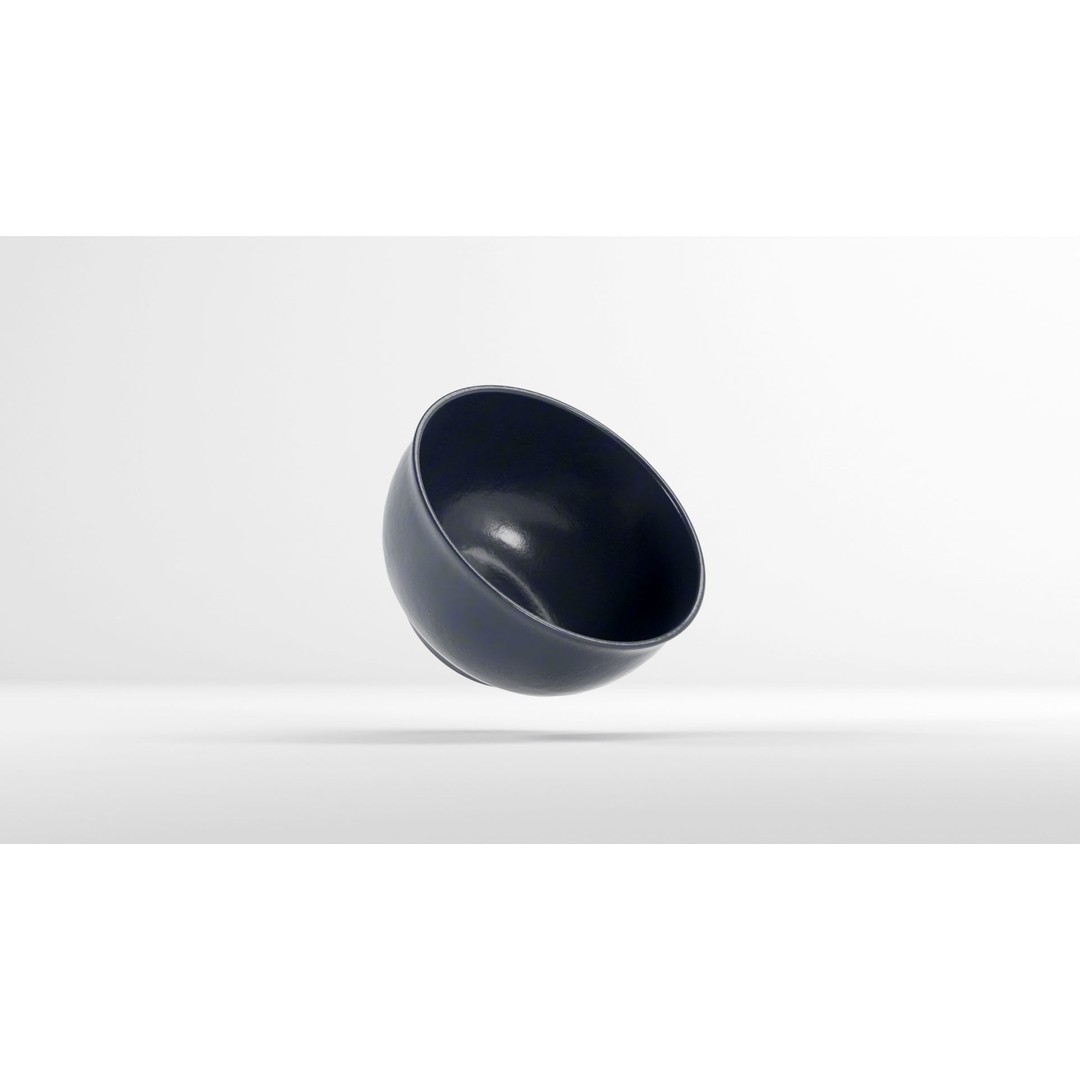 Traditional Asian Style Bowl 3D Model – Low Poly Kitchenware, Blender, FBX - View 33
