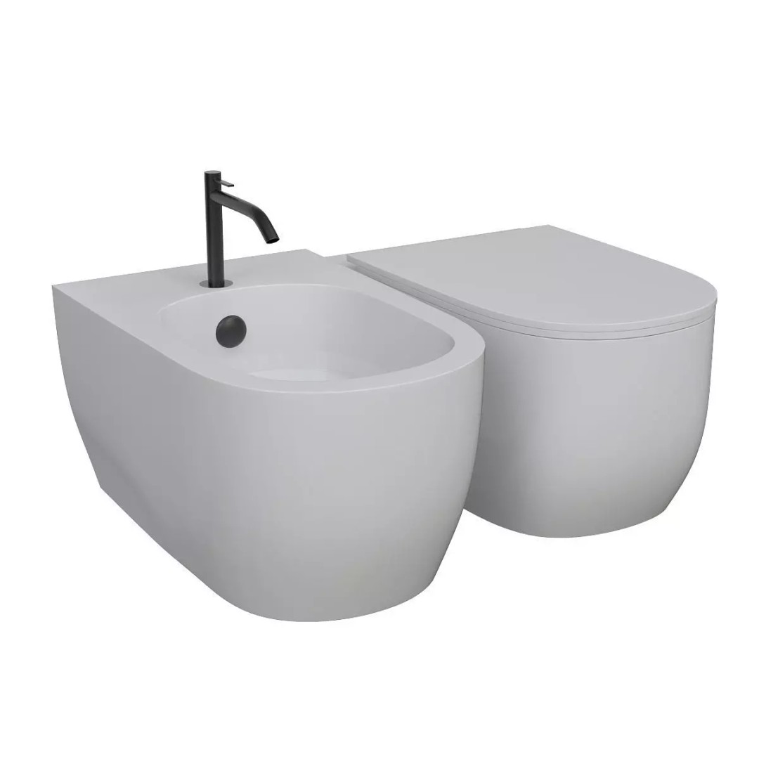 Nic Toilet 3D Model – Realistic Bathroom Fixture, FBX & OBJ - View 2