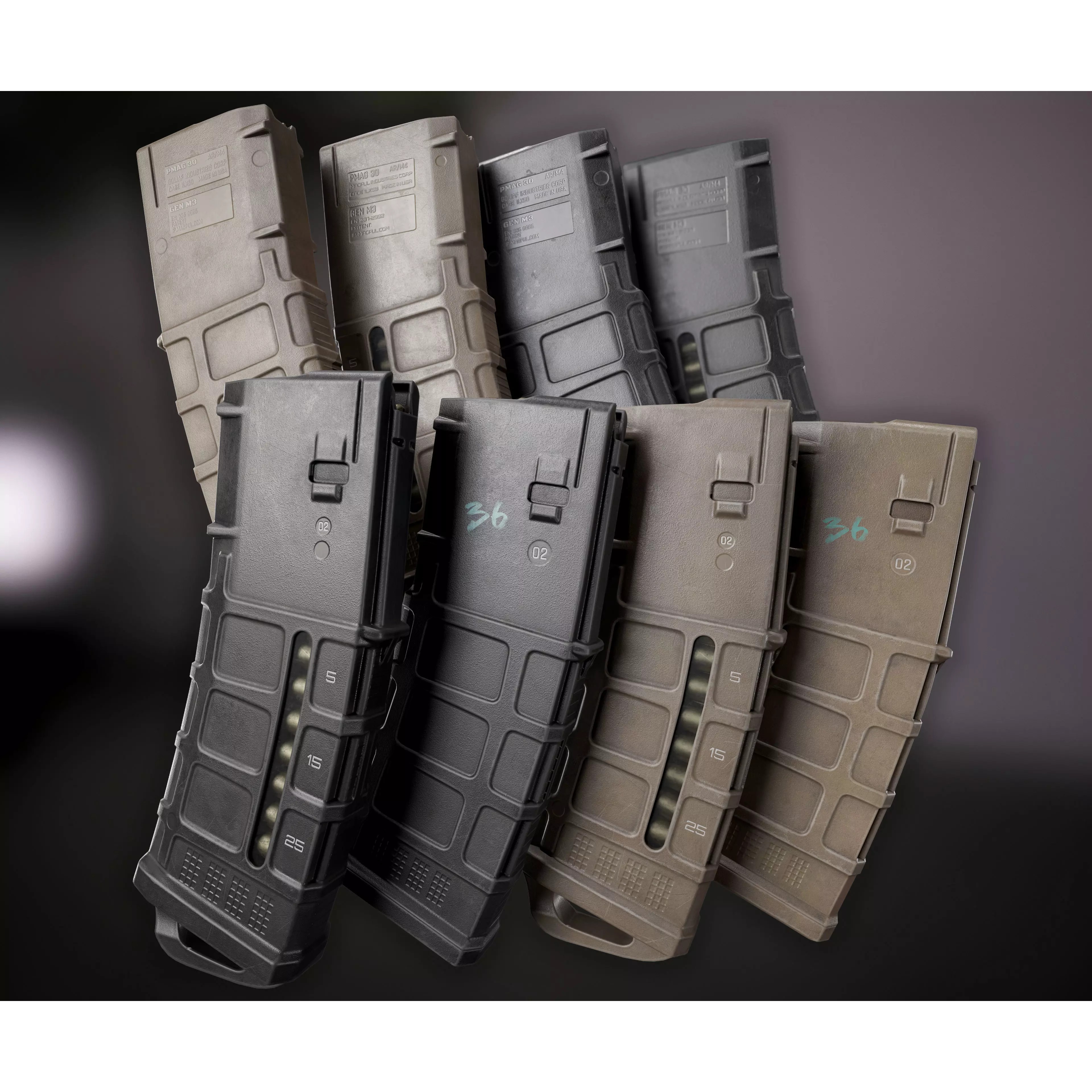 Pmag Asset - Low-Poly Game-Ready 3D Model - View 2