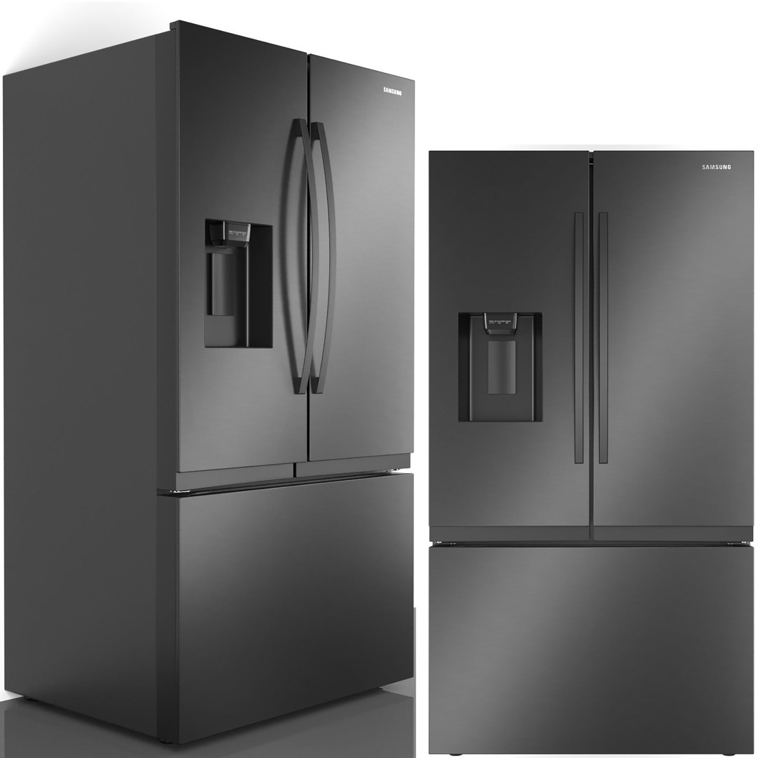SAMSUNG Kitchen Appliance 3D Model – High Poly PBR Asset, FBX, OBJ - View 6