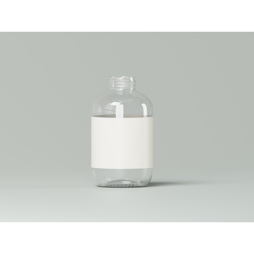 Dropper Glass Bottle 3D Model – Low Poly PBR Asset for Product Visualization - View 6