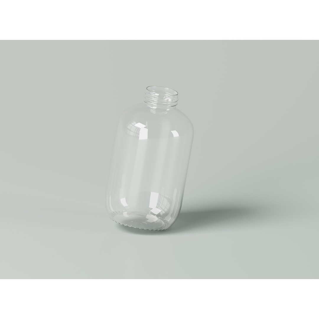 Dropper Glass Bottle 3D Model – Low Poly PBR Asset for Product Visualization - View 9