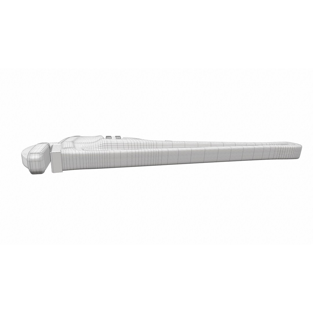 Classic Pipe Wrench 3D Model – High Poly PBR Asset, FBX, OBJ - View 11