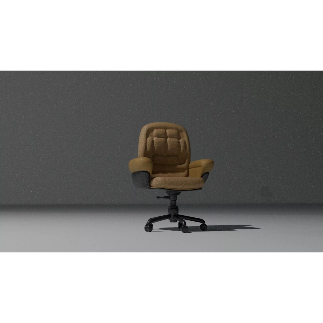 Cyberpunk Office Chair 3D Model – Realistic Furniture Asset, PBR Textures - View 11