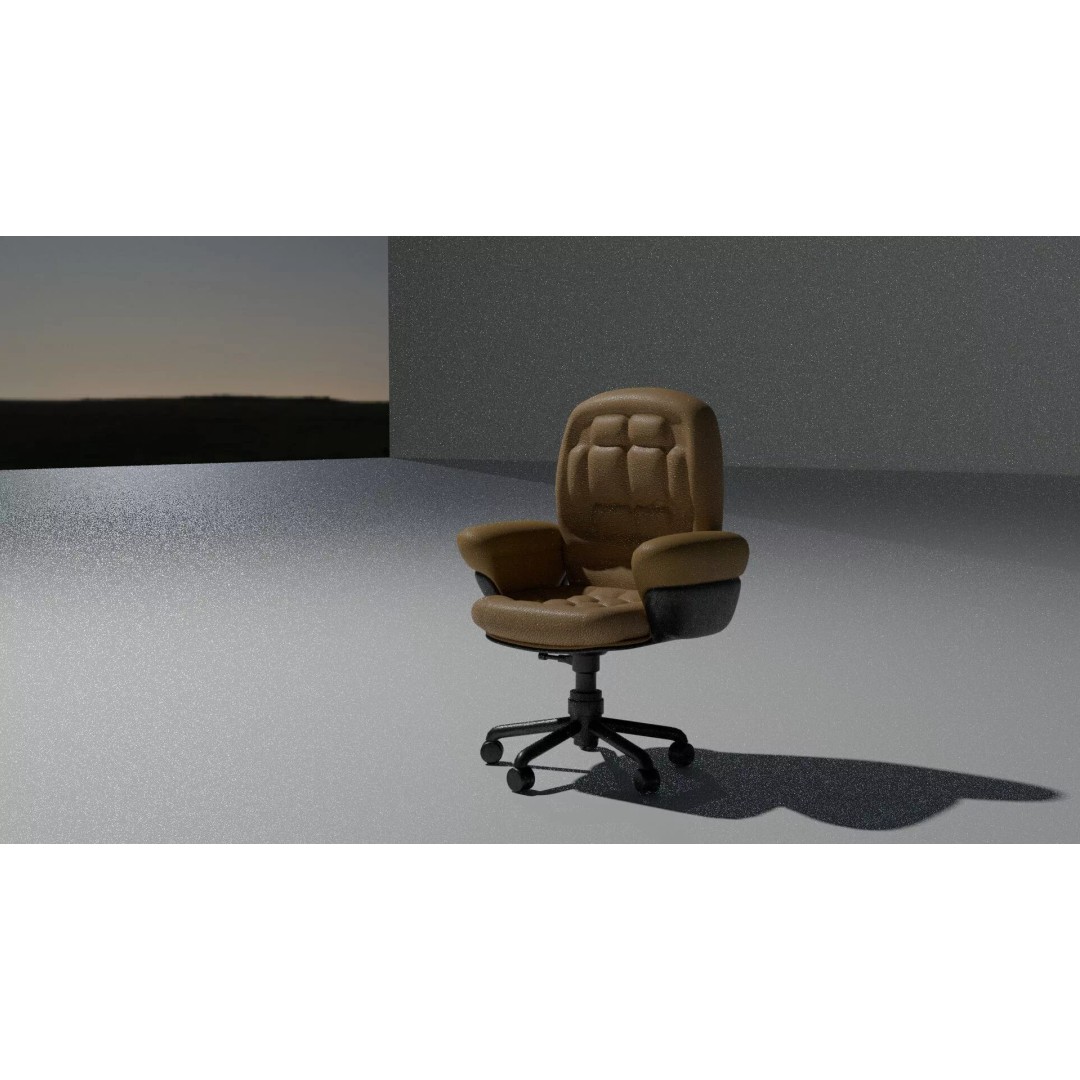 Cyberpunk Office Chair 3D Model – Realistic Furniture Asset, PBR Textures - View 12