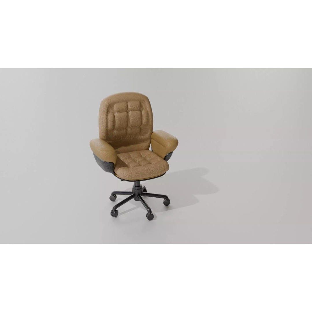 Cyberpunk Office Chair 3D Model – Realistic Furniture Asset, PBR Textures - View 20