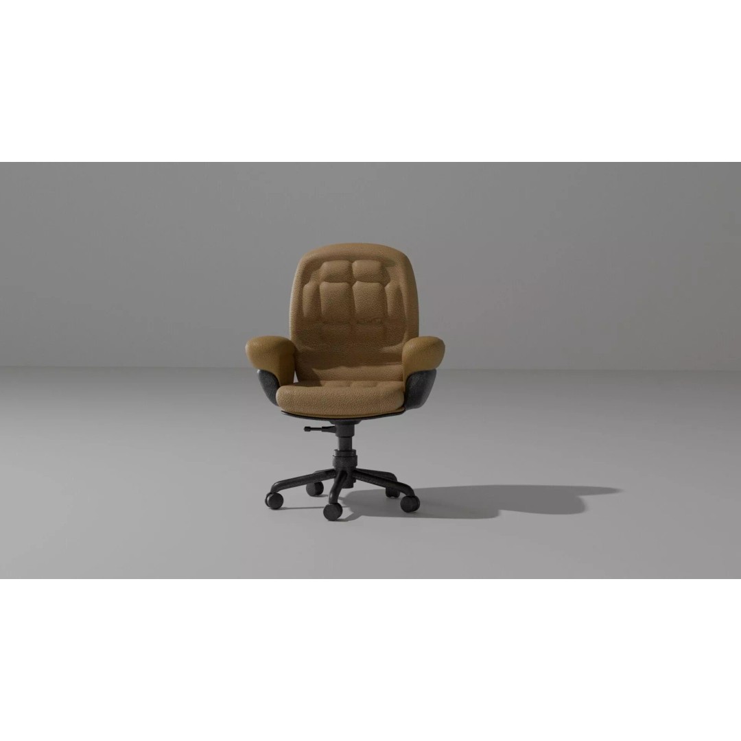 Cyberpunk Office Chair 3D Model – Realistic Furniture Asset, PBR Textures - View 22