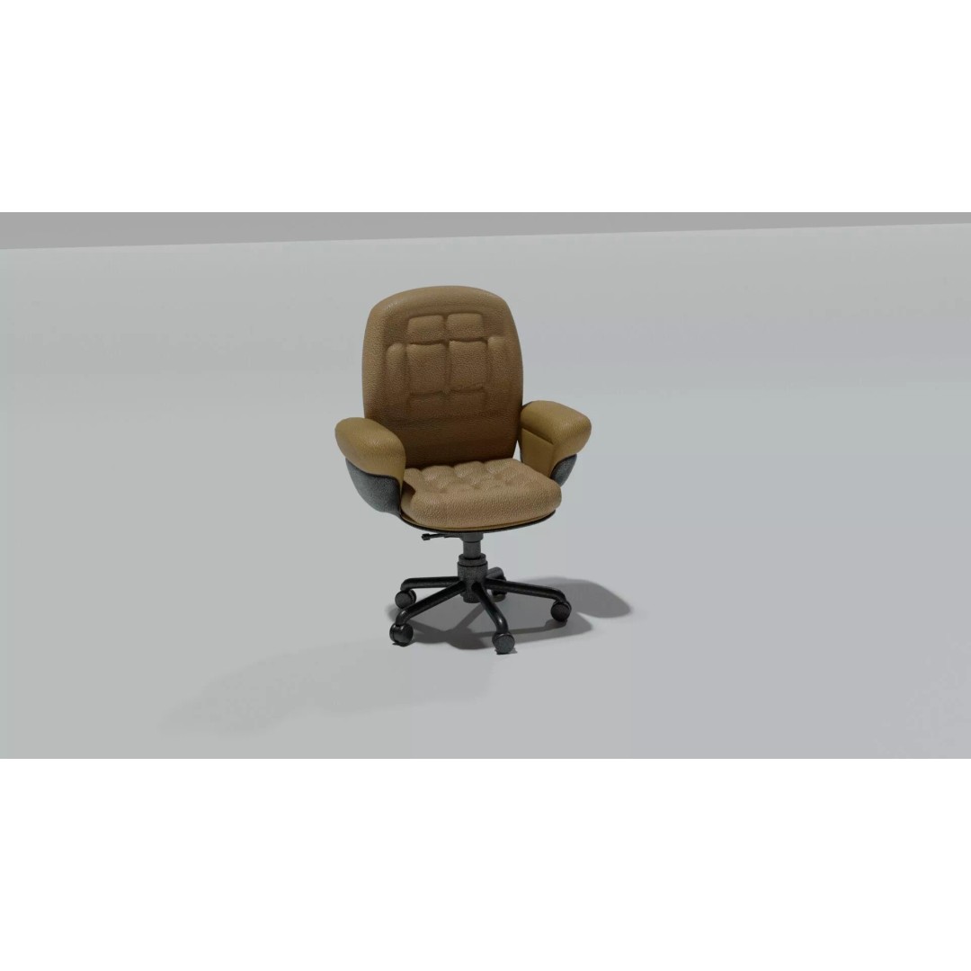 Cyberpunk Office Chair 3D Model – Realistic Furniture Asset, PBR Textures - View 23